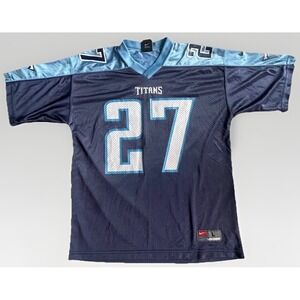 Eddie George #27 Nike Youth Jersey L 14-16 Titans NFL 90s Orange Tag Vintage EUC